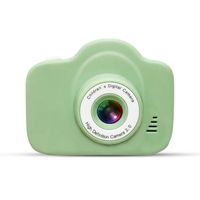 Mini-SLR-Kamera Kinder Digitalkamera Cartoon Spielzeug, Grün