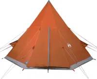 vidaXL Tipi-Campingzelt 4 Personen Orange Wasserdicht