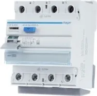 HAGER CDF640D RCD 4P 10kA 40A 30mA TypeF (CDF640D)