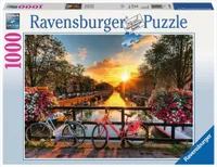 Fahrräder in Amsterdam. Puzzle 1000 Teile