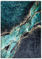 Mazovia Koberec Abstraktní, Glamour, Mramor - Obývací Pokoj, Ložnice, Jídelna, Kancelář - Nízký Fleece - Obdélník - Praní v pračce - 200x300 cm