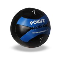 Powrx Wall-Ball I 2-10 Kg I Medizinball Gewichtsball In Versch. Farben I Gymnastikball Deluxe (7 Kg Schwarz/Dunkelblau