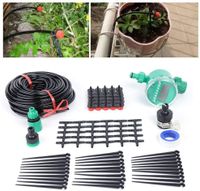 25m Garten Bewässerungssystem DIY Mikro Drip Bewässerung Tröpfchenbewässerung