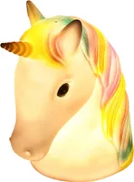 LED Dekolampe Einhorn, Tischlampe, USB oder Batterie, H 21 cm