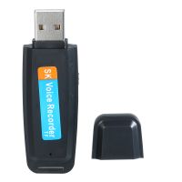 Mini-tragbarer USB-Sprachrekorder Wiederaufladbarer U-Disk-Rekorder Ein-Knopf-Aufzeichnungsspeicher Unterstuetzung 1-32G TF-Karte fuer Besprechungsgespraeche