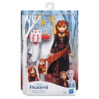 Hasbro E7003 Disney Frozen 2 Eiskönigin Anna Flechtspaß Frisier Friseur Puppe