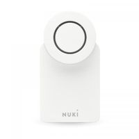 Nuki Smart Lock 3.0, Intelligentes Torschloss, Ohne Schlüssel, Weiß, Android, iOS, AA, 4 Stück(e)