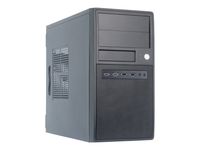 Chieftec CT-04B-OP - Mini Tower - PC - Schwarz - micro ATX - SECC - 14 cm