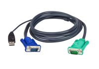 ATEN 2L-5202U KVM Kabelsatz, VGA, USB, Länge 1,8m