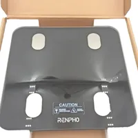 RENPHO Körperfettwaage Bluetooth Personenwaage Digital mit App Smart Waage mit Körperfett und Muskelmasse BMI Gewicht Muskelmasse Wasser Protein Skelettmuskel Knochengewicht BMR Schwarz