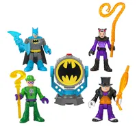 Imaginext DC Super Friends Bat-Tech Bat-Signal Figuren Multipack