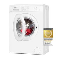 Exquisit Waschmaschine WA6010-060D weiss | 1000 U/Min. | Fassungsvermögen 6 kg