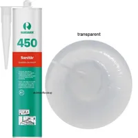Ramsauer 450 Sanitär 1K Silikon Dichtstoff 310ml Kartusche transparent