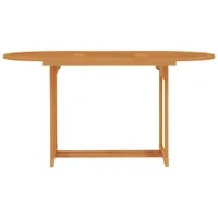 vidaXL Stół ogrodowy 150x90x75 cm z litego drewna tekowego