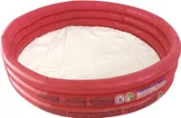 BESTWAY Planschbecken 3 Ring rot Kinder Baby Pool 122x25 cm