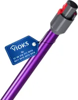 Verlängerungsrohr passend wie Dyson 967477-04 Teleskoprohr lila für  V7 V8 V10 Staubsauger