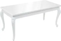 vidaXL Stół do jadalni 179 x 89 x 81 cm biały wysoki połysk