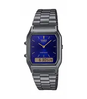 Pánske hodinky Casio AQ-230EGG-2AEF Black Silver