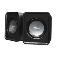 Trust Leto 2.0 Speaker Set - black Lautsprecher, schwarz, USB-powered, Anschluss per 3,5mm Klinke