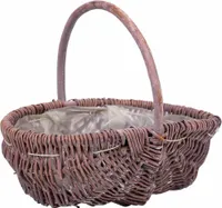 WANDERLUST DECO Brauner Weidenkorb 25x20x20h cm