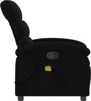 masážní křeslo vidaXL Black Fabric