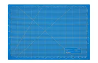 Schneidematte 3-lagig und selbstheilend blau 45x60cm A2