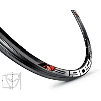 Mach1 3.90SL diskový ráfik - 622 x 19, 32 otvorov, čierny