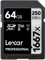 Lexar Professional 1667x 64GB SDXC UHS-II Karte