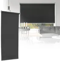 VINGO Senkrechtmarkise Markisen Vertikalmarkise Balkonmarkise Sonnenschutz Balkonsichtschutz Sichtschutz Balkonrollo Rollo 100 x 240 cm Anthrazit