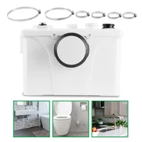 Hebeanlage Kleinhebeanlage 600W Abwasserpumpe Schmutzwasserpumpe für WC  Waschmaschine Waschbecken mit 3 Einlässen : : Baumarkt