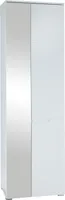 Garderobenschrank - Weiß Hochglanz - B 60 cm - 2 Türen