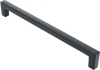 Möbelgriff BA 256mm, Küchengriff Schwarz matt, Schrankgriff modern