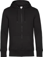 B&C - Kapuzenpullover, Durchgehender Reißverschluss für Herren RW7936 (2XL) (Schwarz)