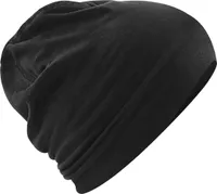 Beechfield Uni Hemsedal Baumwolle Beanie Mütze PC3347 (Einheitsgröße) (Schwarz)