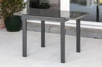 Polobalkonový rozkládací stůl Merxx 80/120 x 70 cm - hliníkový rám grafitový