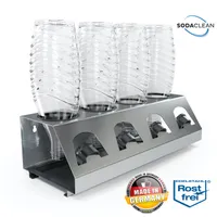 SodaClean® Premium 4er Flaschenhalter - für SodaStream Duo Crystal
