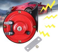 Lautes 200DB 12V rot elektrisches Bullenhorn Lufthorn Raging Sound für Motorrad