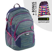 Coocazoo Wildberry Knit JobJobber II Rucksack, MatchPatch System