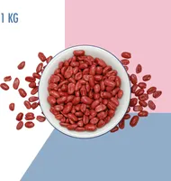 Knackig gebrannte Erdnüsse | 1 kg | glatt dragiert, rotbraun | Erdnusskerne | Snack, zum Knabbern oder als Füllware für den Automaten | Snackautomat
