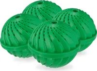 relaxdays Grüner Waschball 4er Set