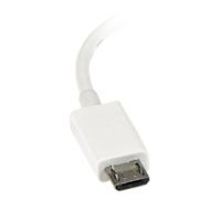 StarTech.com 5in White Micro USB to USB OTG Host Adapter M/F - USB-Adapter - 5-polig Micro-USB Typ B (M) - USB Typ A, 4-polig (W) - 12.7 cm ( USB 2.0 OTG ) - weiß