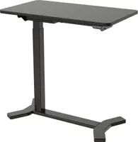 ESMART EAC-121BB 70 x 40 cm Schwarz Elektrisch höhenverstellbarer C-Schreib-Tisch Stufenlos höhenverstellbar 65-103 cm Beistelltisch