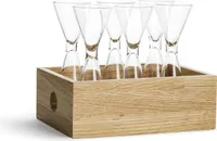 Schnapsglas Set mit Holzbox 7tlg.