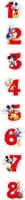 Disney Playful Mickey Mouse Geburtstagskerze Kerze 2 Party Kinder Geburtstag