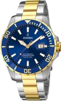 Festina F20532/1 Uhr Herrenuhr Edelstahl Datum bicolor