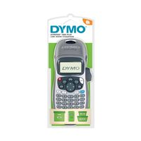 DYMO Beschriftungsgerät LetraTag LT-100H SILVER inkl. 4 AA Batterien