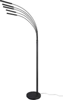 LED stojacia lampa REED 5x3, 5 W 5x350 lm 3000 K čierna stmievateľná
