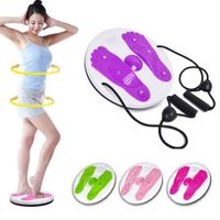 Fitness Massage Figur Disc Board Taille Fuß Übungswerkzeug Twist Waist Board mit Expander