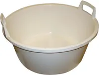 Plastový škopek 49cm s uchy bílý