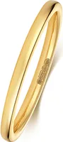 9 Karat (375) Gold 1,7mm Soft Court Form Herren/Damen - Trauring/Ehering/Hochzeitsring, 61 (19.4); TRS373309KYRST